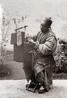 c.1890 China - Chinese street vendor