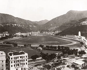 c.1890 China Hong Kong - the racecourse at Happy Valley
