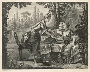 C18th Prints: C18th Ladies Drinking