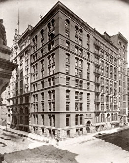 c.1900 USA Chicago - historic high rise building