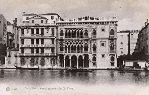Images Dated 20th April 2017: Ca d Oro Palace, Grand Canal, Venice, Italy