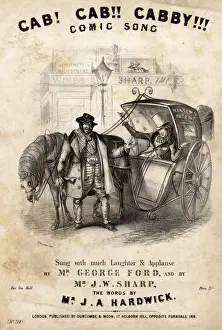 Cab! Cab!! Cabby!!! Comic song by George Ford & J A Hardwick