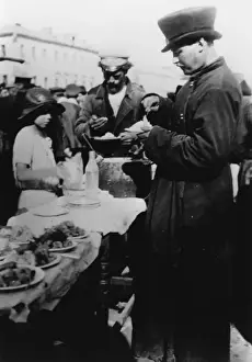 Cab Man in Moscow Market