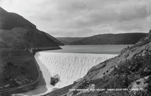 Powys Prints: Caban Goch Dam in Elan Valley