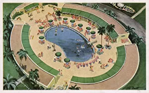 Images Dated 6th June 2016: Cabana Sun Club and Swimming Pool - Havana, Cuba