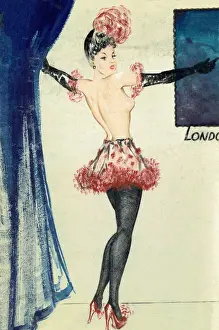 Murray's Cabaret Club Prints: Cabaret Artwork - Murrays Cabaret Club, Soho, London