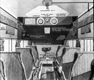 Armstrong Prints: Cabin of the Armstrong Whitworth Argosy