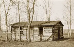 Theodore Prints: Cabin on Elkhorn Ranch, North Dakota, USA