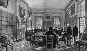 Downing Prints: Cabinet meeting in Downing Street, London