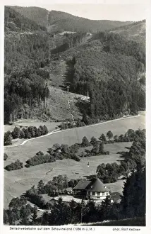 Hillside Prints: Cable car on the Schauinsland, Black Forest, Germany