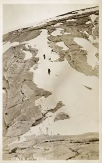 Californian Prints: Cable route to Half Dome, Yosemite National Park, USA