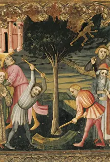 Jaume Prints: CABRERA, Jaume (1394-1432). Altarpiece of Saint