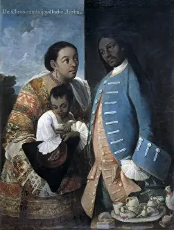 Miguel Prints: CABRERA, Miguel (1695-1768). De Chino-Cambujo