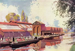 Cadburys Prints: Cadbury's; the factory at Frampton-on-Severn