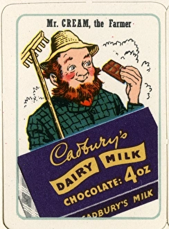 Images Dated 30th January 2017: Cadburys Happy Families - Mr Cream