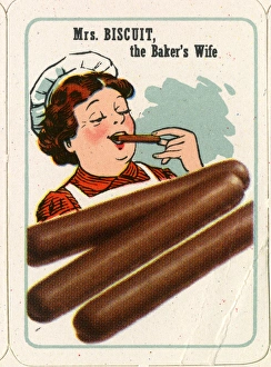 Images Dated 30th January 2017: Cadburys Happy Families - Mrs Biscuit