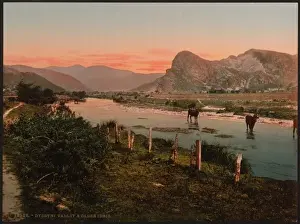 Idris Prints: Cader Idris (i. e. Cadair Idris) and Dyssyni Valley (cattle s