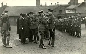 Believed Prints: Cadet Inspection, poss. at Bradwall Training School, Holmes
