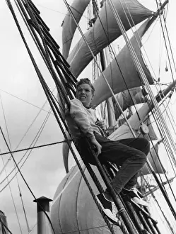 Norwegian Prints: Cadet on the Sorlandet, a Norwegian tall ship