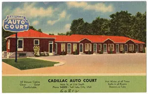 Storey Prints: Cadillac Auto Court (motel), Main Street at 21st South