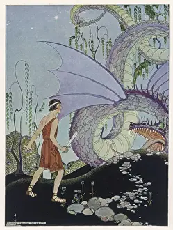 Dragons Prints: CADMUS AND DRAGON
