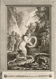 Serpents Prints: Cadmus and Hermione