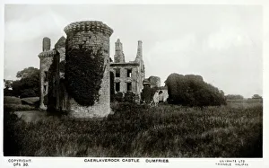 Moated Prints: Caerlaverock Castle, Dumfries, Scotland
