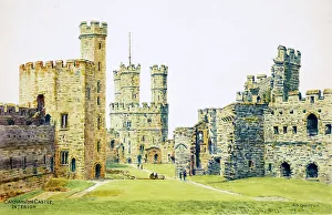 Caernarfon Castle, Gwynedd, Wales