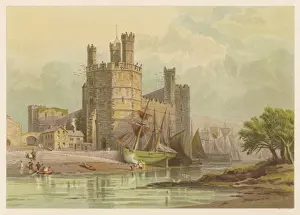 Caernarvon Prints: Caernarvon Castle 1879