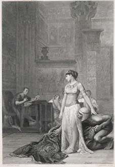 Cleopatra Collection: Caesar and Cleopatra in Shakespeares play