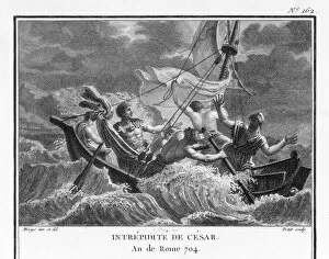 Caesar in a Storm at Sea