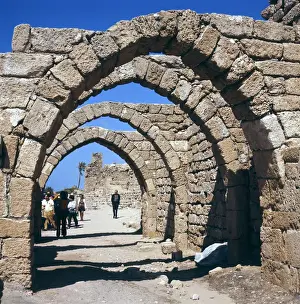 Caesarea Prints: Caesarea / Crusaders road