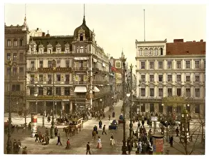 Confectionary Prints: Cafe Bauer, Unter den Linden (Kranzlers Confectionary), Ber