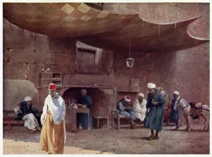 Cafe in Cairo 1904