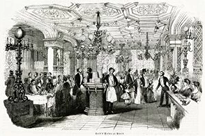 Images Dated 28th July 2017: Cafe D Orsay or Trois Freres Provencaux, Paris 1846