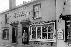 Supper Prints: Cafe decorated for George VI Coronation, Walton, Essex