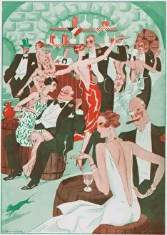Cafe scene in Paris