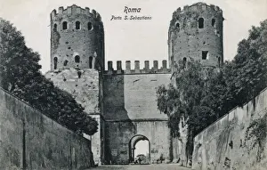 Sebastia Prints: Caffarella Park - St. Sebastia Gate, Rome