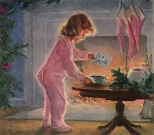 Celebrations Prints: Caffeine Rush For Santa Date: 1948