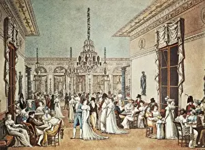 Frascati Prints: Caf順rascati in Paris, 1807. Engraving by Philibert-Louis