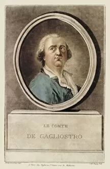 Lithographs Gallery: CAGLIOSTRO, Giuseppe Balsamo, Count of (1743-1795)