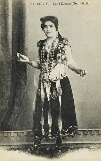 Tassles Prints: Cairo Dancing Girl, Egypt