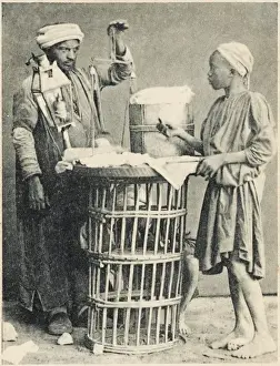 Confectionary Prints: Cairo, Egypt - Sweet seller