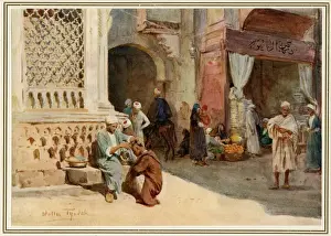 Hairdresser Prints: Cairo Street / Hairdresser