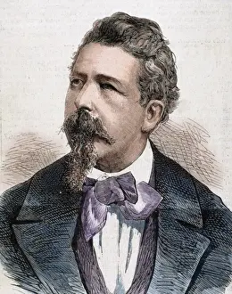 Mustache Prints: CAIROLI, Benedetto (Pavia, 1825-Capodimonte, 1889). Italian