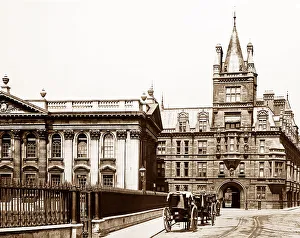 Senate Prints: Caius College and Senate House, Cambridge University