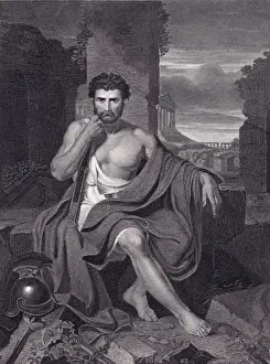 Marius Prints: Caius Marius on the ruins of Carthage