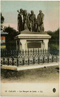 Burgher Collection: Calais, France - Burghers of Calais statue