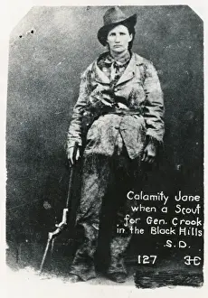 Calamity Prints: Calamity Jane when she was a scout for General Crook