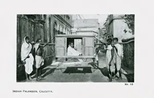 Palanquin Prints: Calcutta, India - Indian Palanquin
